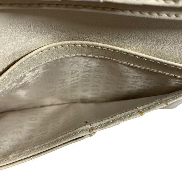 Kate Spade Cameron Street Stacy Bifold Raspberry Red Bifold Wallet Snap Closure - Picture 5 of 10